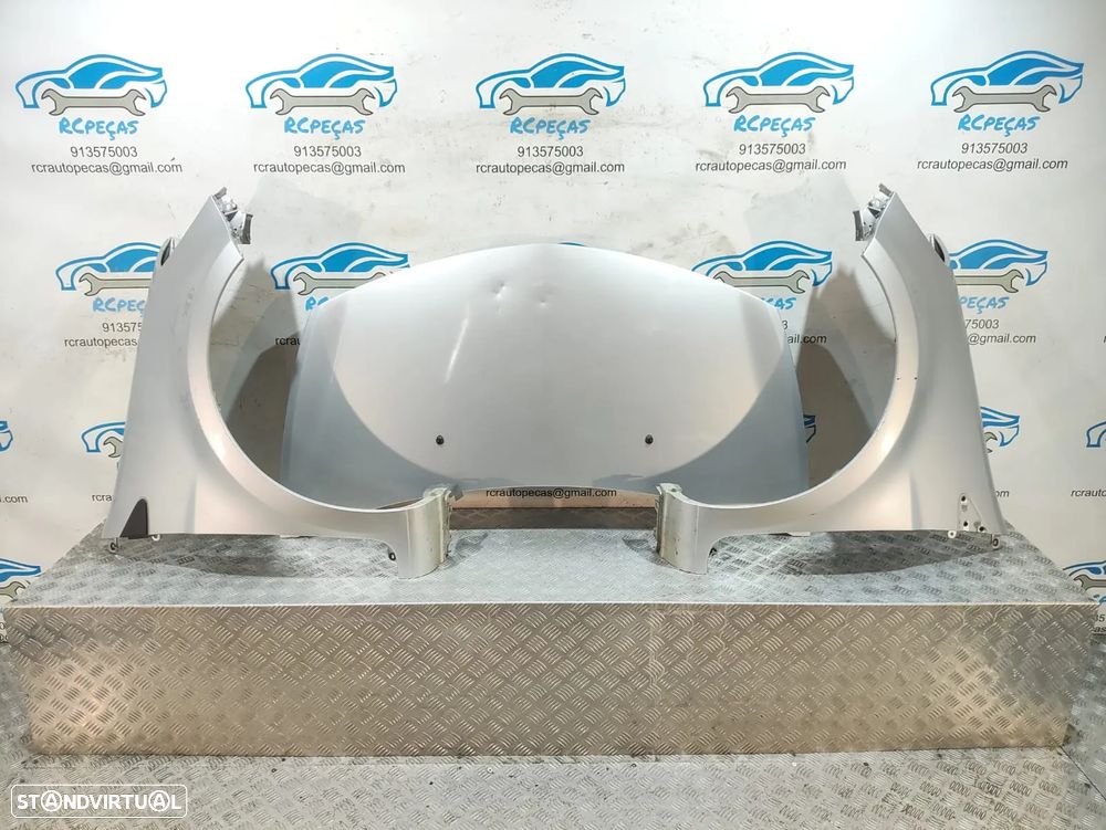 Frente Completa Renault Clio 3 Cinza - Mk3 Fase 2 - Parachoques | Farol | Simbolo | Guarda Lamas | Capo | Capot | Parachoque | Frontal | Guarda Lama | Farol | Radiador | Ventilador | Fibra - 7