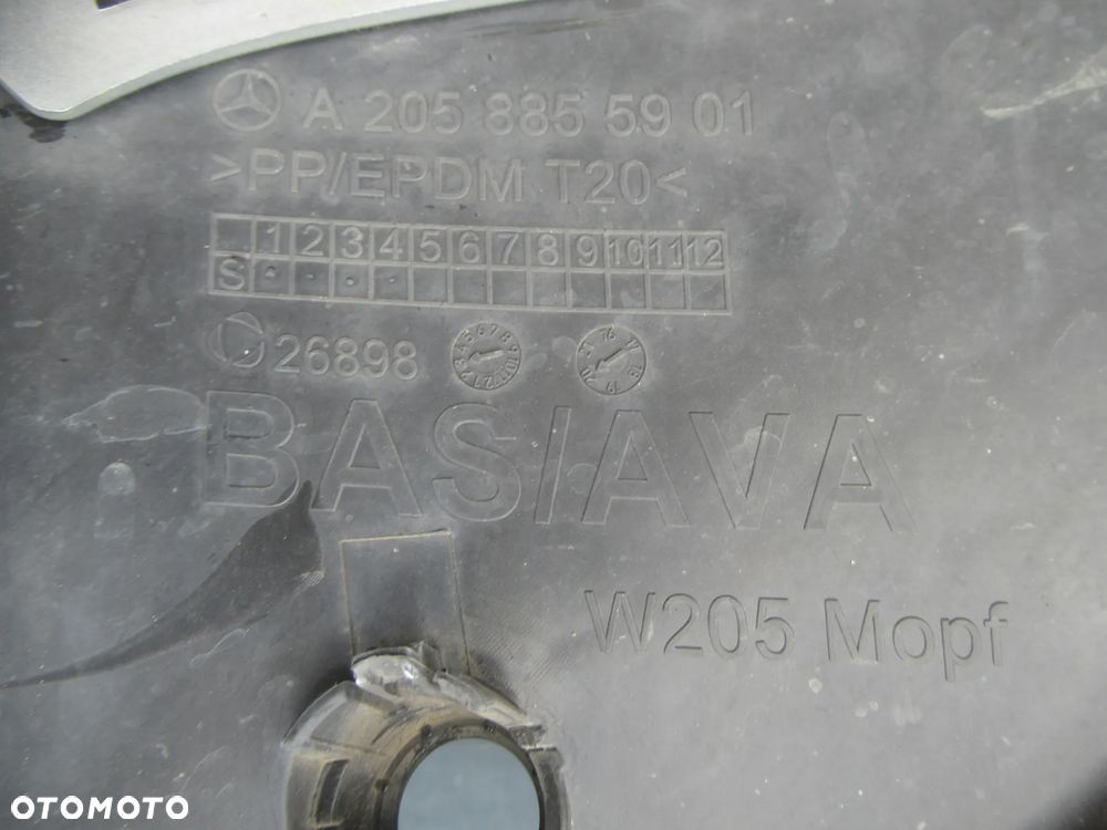 ZDERZAK PRZEDNI PRZÓD MERCEDES C-KLASA W205 LIFT 2018-2021 A2058851101 - 29