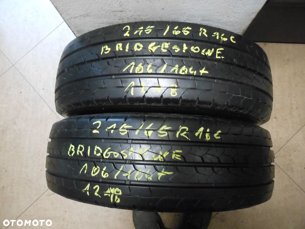 Opony 215/65r16c bridgestne duravis r660 8,4mm lato para - 1