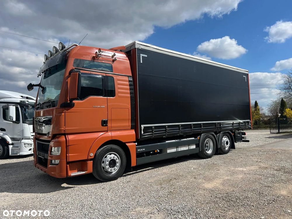 MAN TGX 26.480 / 6x2 / Burto - Firanka / - 4