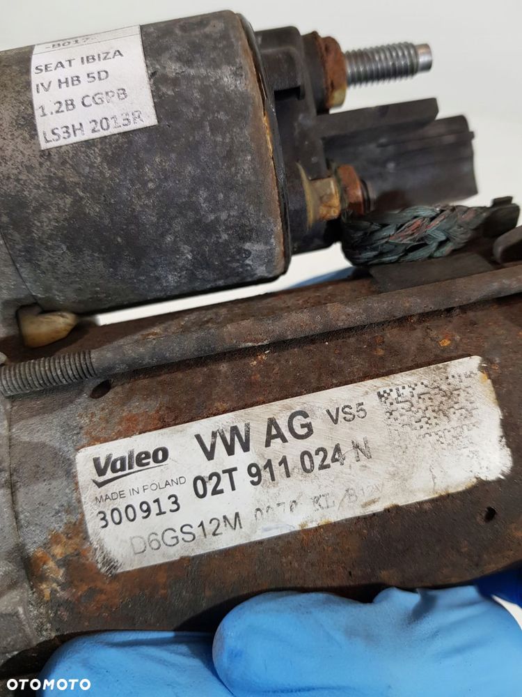 rozrusznik 02t911024n seat vw skoda 1.2b - 9