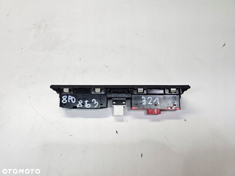 RAMKA PANELU KONSOLI AUDI A3 8P LIFT 8P0863321 START STOP - 6