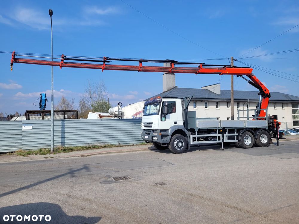 Iveco TRAKKER 260T36 6x4 HIAB 288 E-6 16m 6 WYSUWÓW PILOT HDS RADIOWY MOCNY ŻURAW DŹWIG KLIMA DUŻY - 2