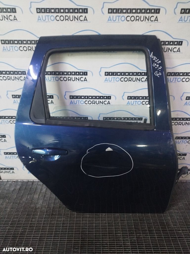 Usa Dreapta Spate Dacia Duster 2010 - 2015 SUV 4 Usi ALBASTRU (1097) - 1