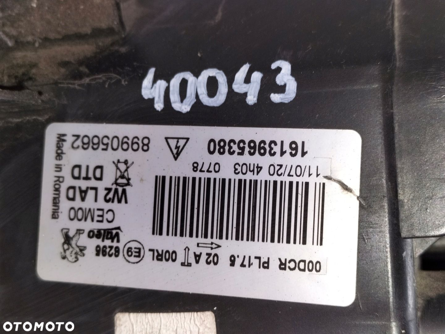 Lampa przednia reflektor prawa PEUGEOT 508 I 10-14 XENON - 11