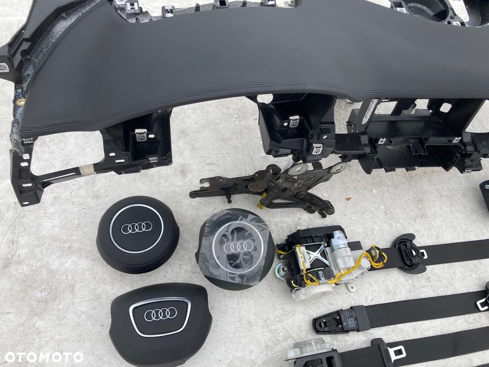 AUDI A8 D4 4H DESKA KONSOLA KOKPIT PULPIT PÓŁKA PARAPET PODUSZKI POWIETRZNE AIRBAG PASY PAS KURTYNA FOTELA PODUSZKA FOTELOWA W FOTEL naprawa REGENERACJA - 14