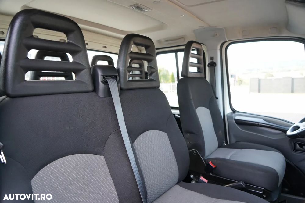 Iveco DAILY 35-130 / OȚEL CU BASCULATOR SPATE / CAMION MIX - 7 LOCURI / DOUĂ / MANUAL / IMPORTAT / - 32