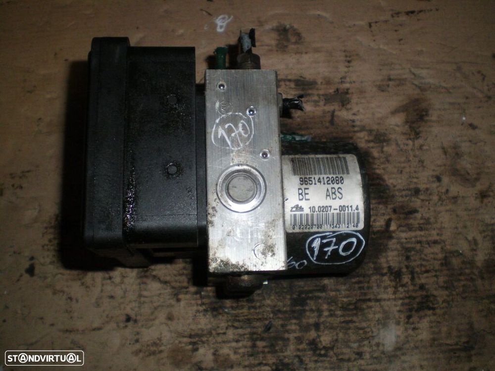 Abs 9651412080 10020700114 CITROEN C3 PLURIEL CITROEN C3 2004 1.4HDI 70CV 0P CITROEN C2 2003 1.4HDI 70CV 3P CINZA - 1