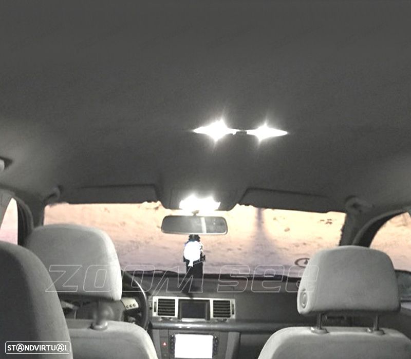 KIT 12 LÂMPADAS LED INTERIOR OPEL VECTRA B VAUXHALL HATCHBACK 95-02 - 5