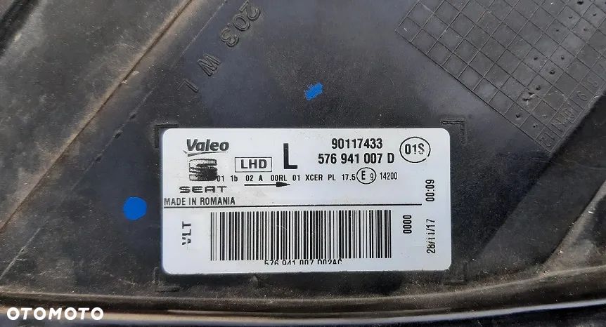 Seat Ateca Full LED lampa przednia lewa 576941007D - 9
