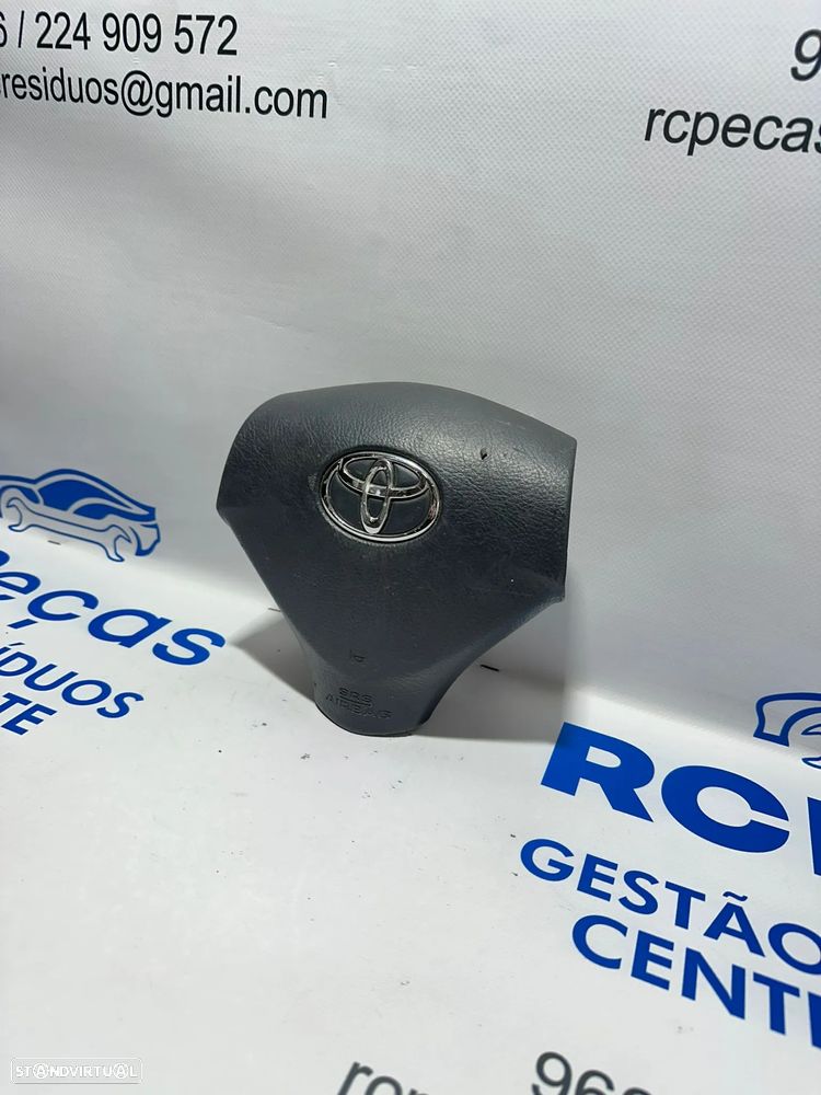 .Airbag Volante Condutor Original Toyota Corolla E12 Verso 451000F010 2004 - 2010 - 7