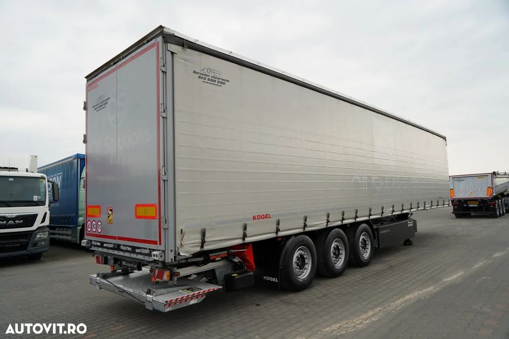 Kögel CORTINĂ / ELEVATOR DE ÎNCĂRCARE DHOLLANDIA / STANDARD / COȘ PENTRU PALEȚI / AXĂ DE RIDICARE / - 6