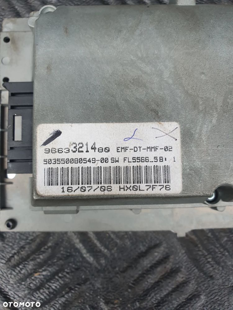 PEUGEOT 407 WYŚWIETLACZ EKRAN MONITOR 9663321480 - 4