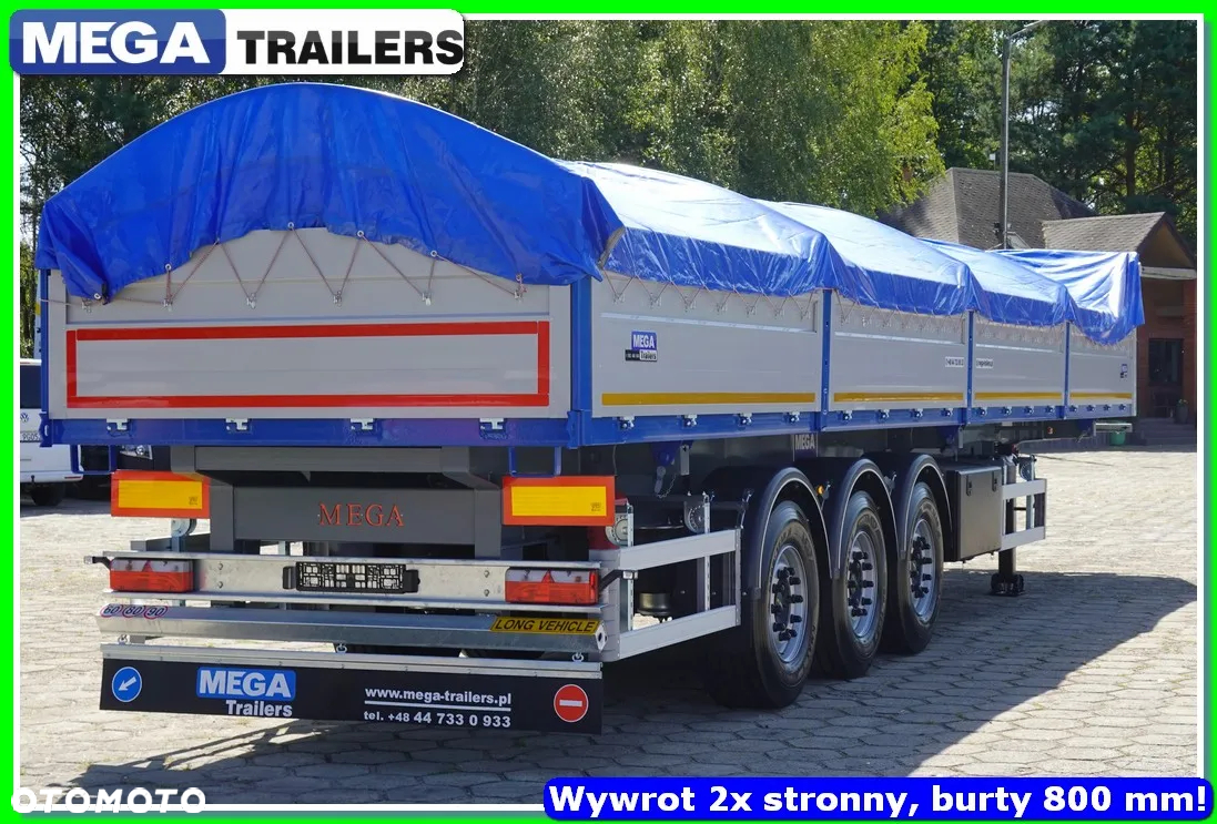 Inny Platforma z wywrotem, 2 strony, 12,60 m, burta 800 mm! - 17