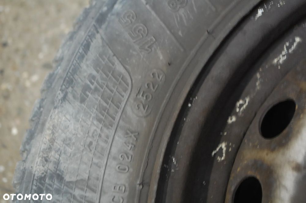 FELGI STALOWE + OPONY ZIMOWE 4X98 KLEBER 155/80R13 2022R. FIAT PANDA OPEL - 9