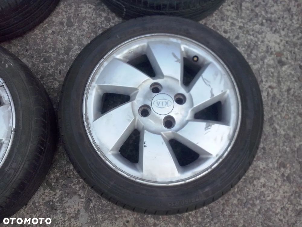 15” - ALU felgi - 4x100 r15 cali - KIA Picanto - Aluminiowe : Toyota Aygo Yaris Corolla Kia Suzuki Swift Hyundai i20 , i10 - stan: BDB + GWARANCJA !! + możliwy  MONTAŻ !! - 3