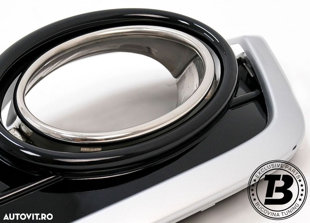 Difuzor Bara Spate cu Ornamente compatibil cu Audi Q7 4M S-Line RSQ7 Design - 8