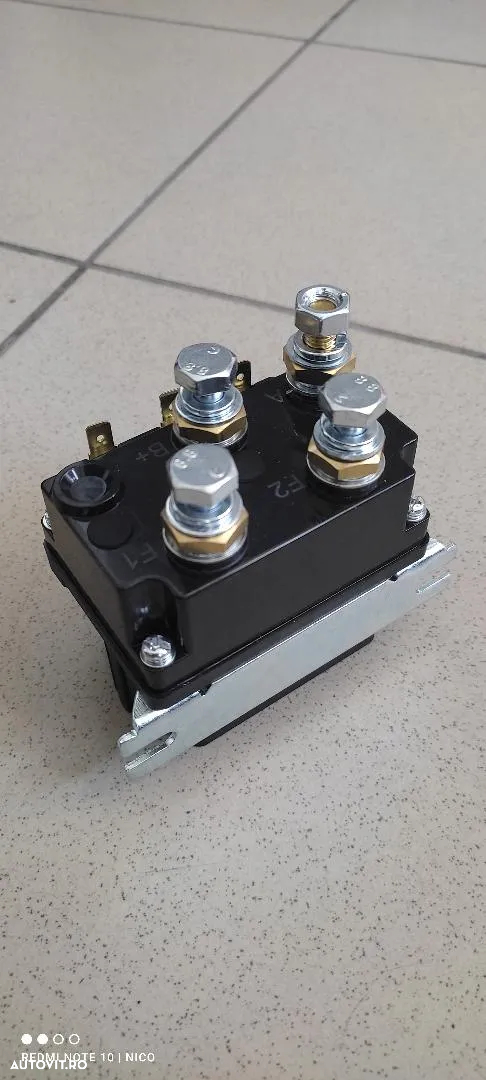 Solenoid,releu, bobina dublu sens troliu model nou la 12 V - 5