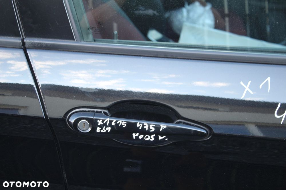 DRZWI PRAWY PRZÓD PRZEDNIE BMW X1 E84 475 BLACKSAPPHIRE ORG LAKIER - 2
