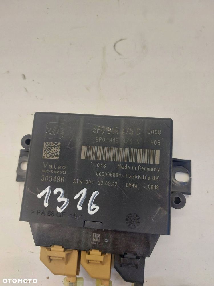 seat altea leon ii lift moduł sterownik pdc 5p0919475c - 2