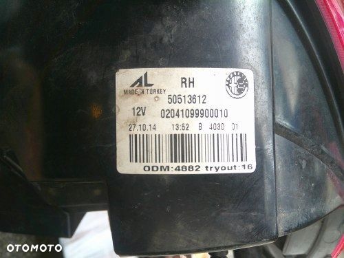 ALFA ROMEO GIULIETTA LED PRAWA TYLNA LAMPA ORYGINAŁ 50513612 - 4