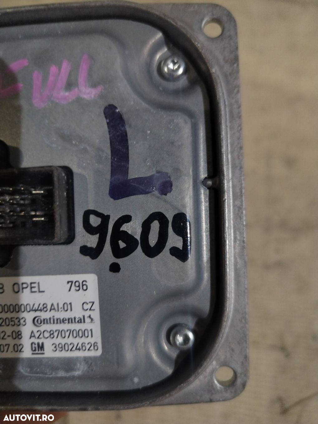 Droser far led Opel Astra K, 2016, 2017, 2018, 2019, 2020, 2021, cod origine OE 39024626. - 8