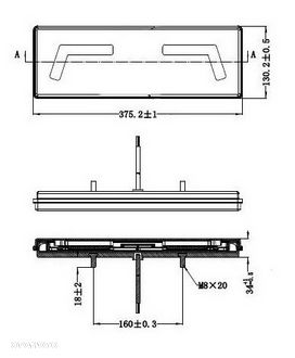 LAMPA TYLNA PRZYCZEPY ZESPOLONA LED DIODOWA LAWETA - 13