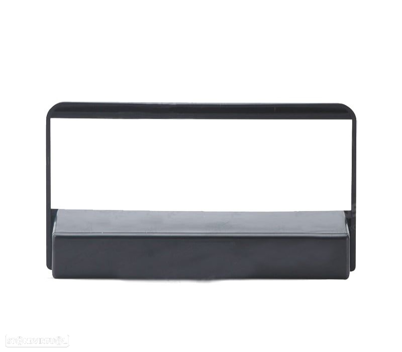 MOLDURA ADAPTADOR PRETO PARA RADIO 1-DIN PARA FORD - 3