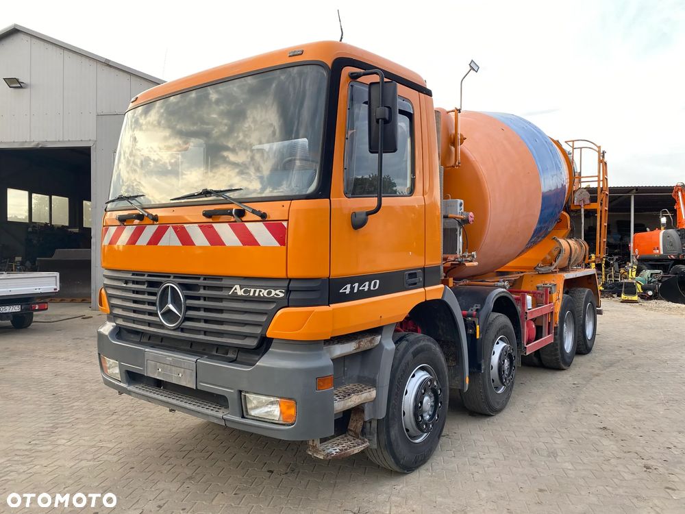Mercedes-Benz ACTROS 4140, Z NIEMIEC, 9 m3, NAPĘD 8x4, MANUALNA SKRZYNIA, - 2