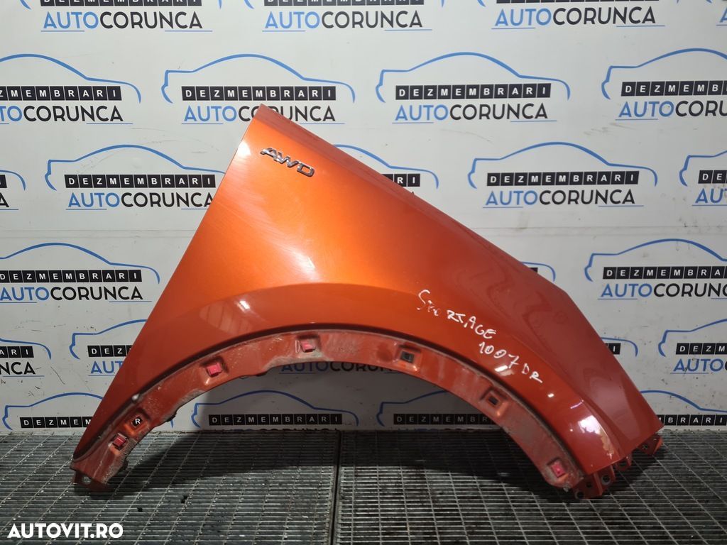 Aripa Dreapta Fata Kia Sportage III 2010 - 2016 4 Usi ROSU (1007) - 1