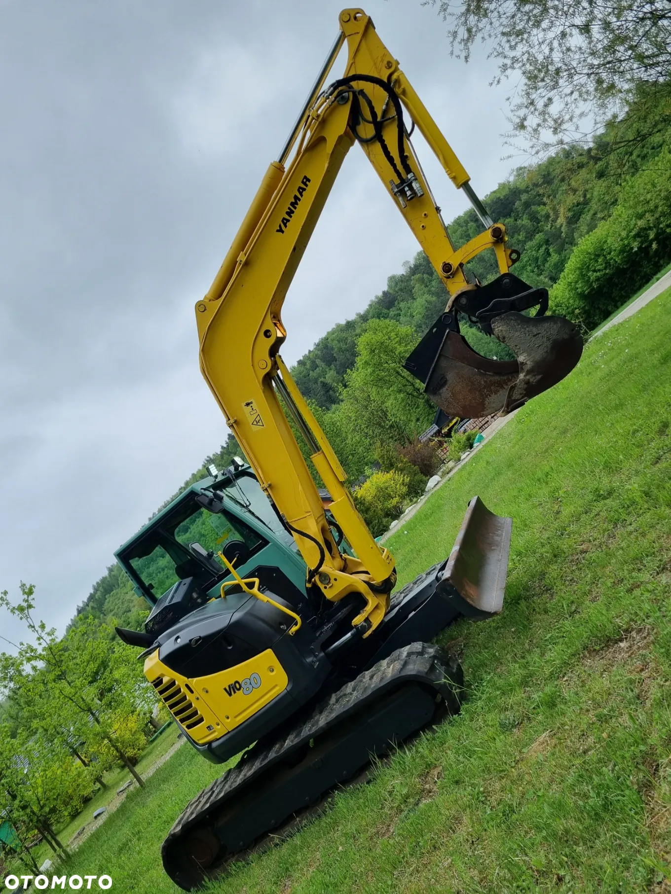 Yanmar VIO80-1A Koparka Gąsienicowa 8,5 tony 2015r z Norwegii jak Nowa Oryginał! Klima Pompa do tankowania - 2