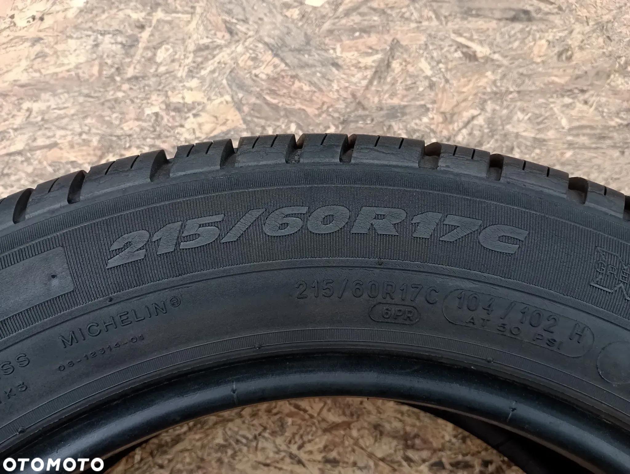 OPONY LETNIE WZMACNIANE 2x 215/60 R17C 104/102H MICHELIN AGILIS - 8
