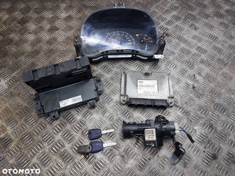 ZESTAW STARTOWY FIAT PANDA II 1.1 8V IAW4AFSM 55196259 51740049 61027500 - 1