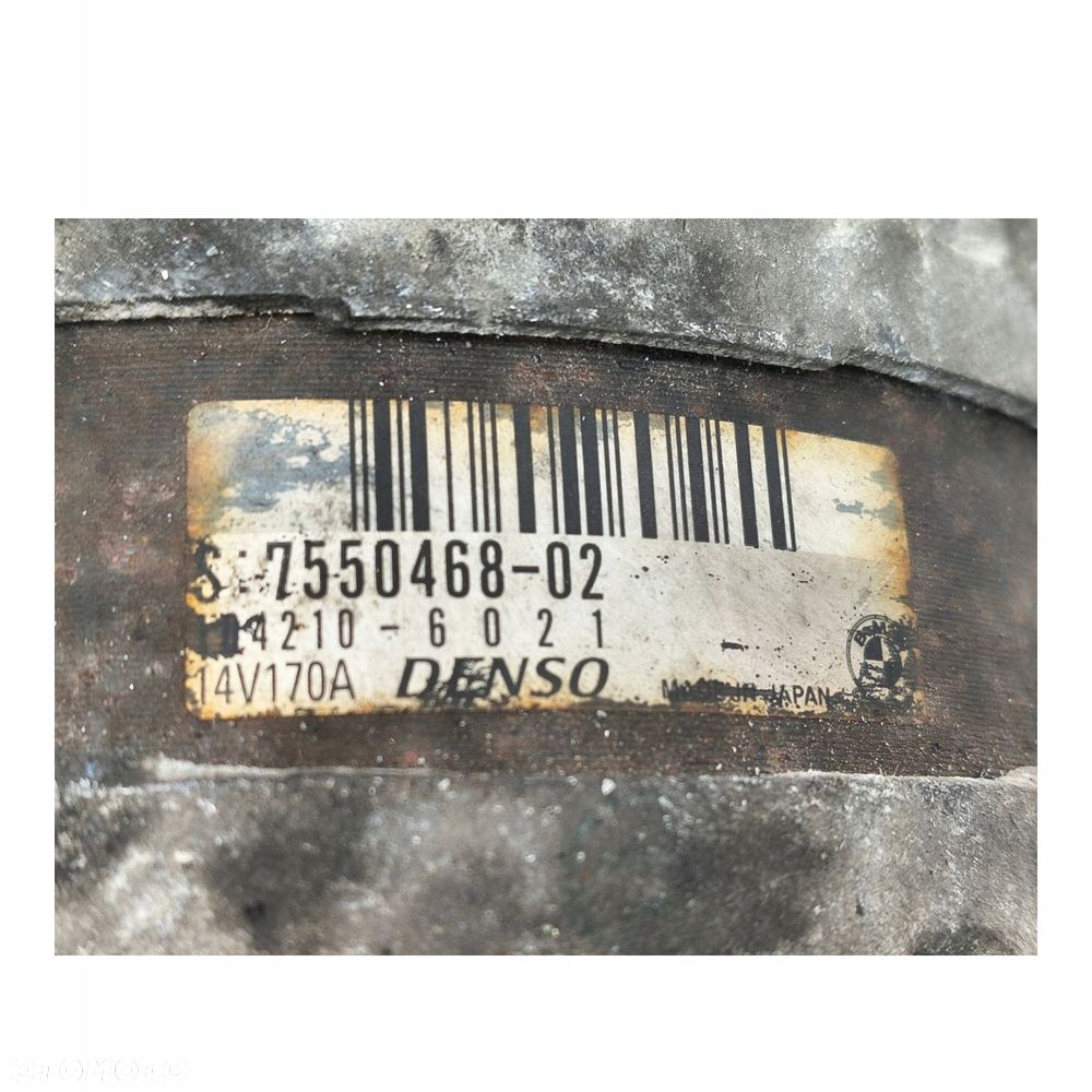 ALTERNATOR DENSO BMW E90 E87 2.0 N43 170A ORYGINAŁ 104210-6021 - 8