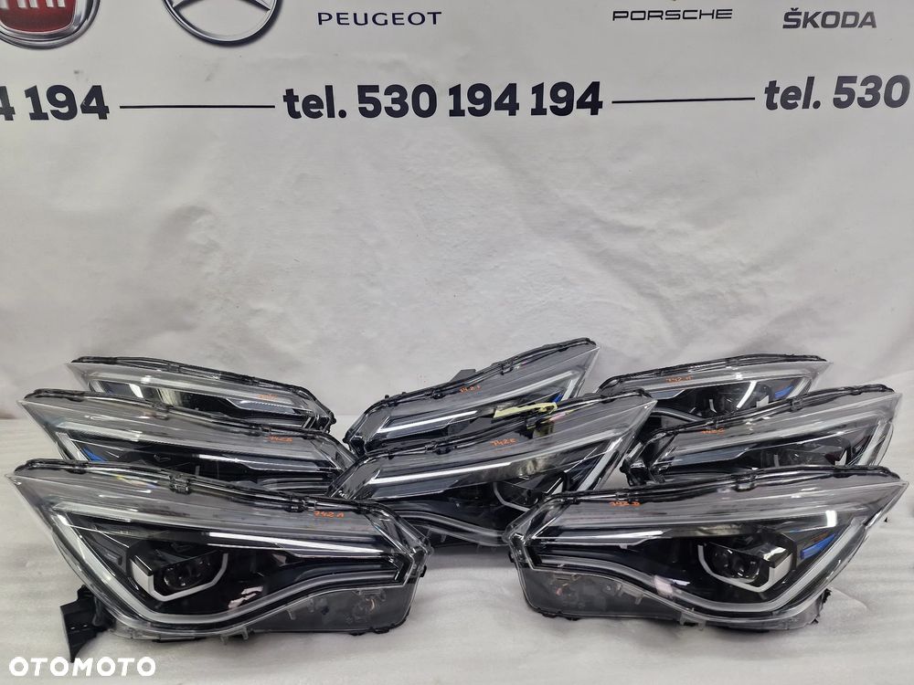 RENAULT ZOE LIFT LEWA / PRAWA LAMPA PRZEDNIA PRZÓD FULL LED PAKIET OŚMIU LAMP , NR 260100279R / 260102384R / 260609388R / 260602157R , NR AUKCJI LA742 - 1