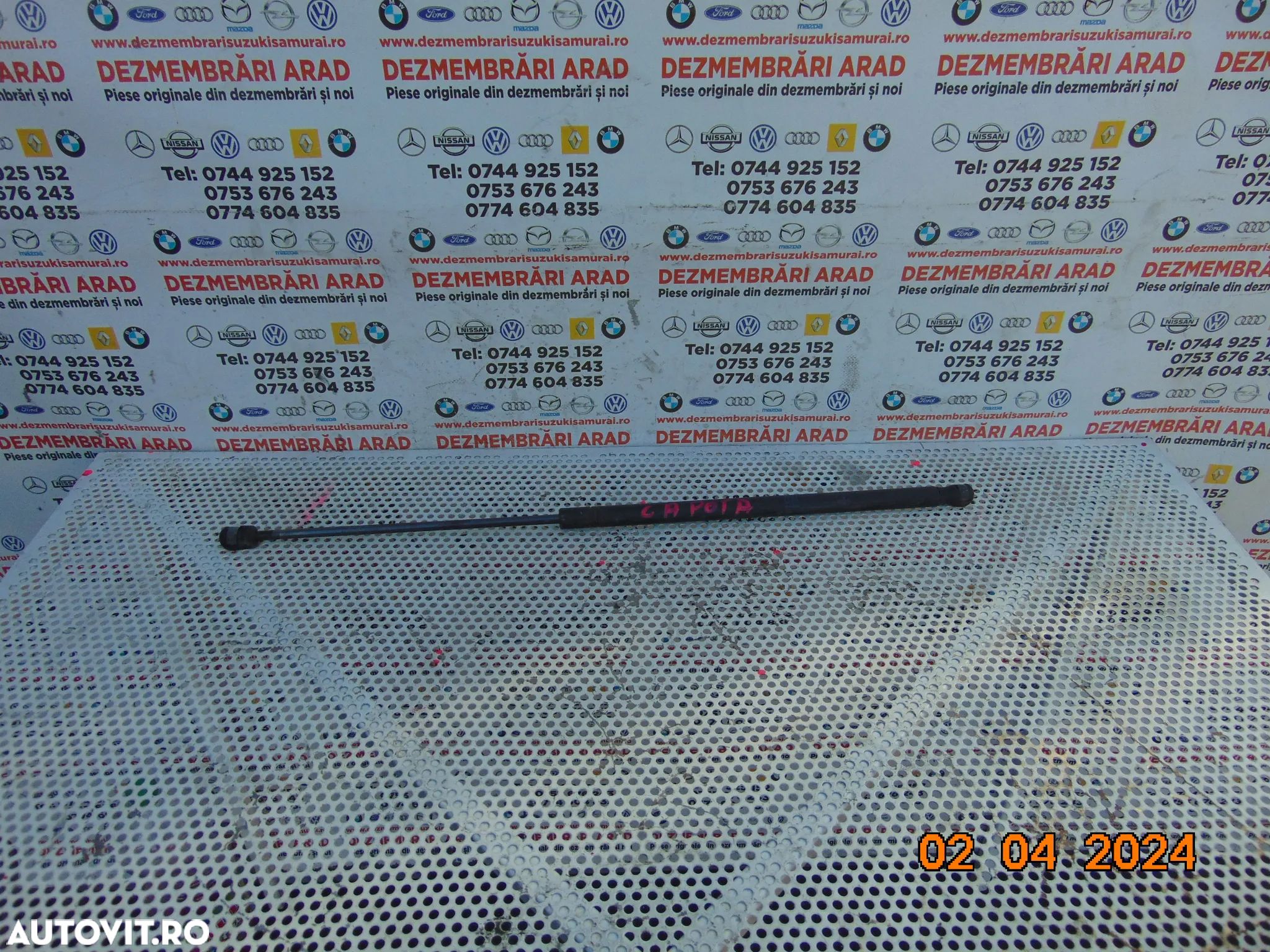 Telescop capota renault Trafic 2014-2022 Opel vivaro amortizor capota - 1