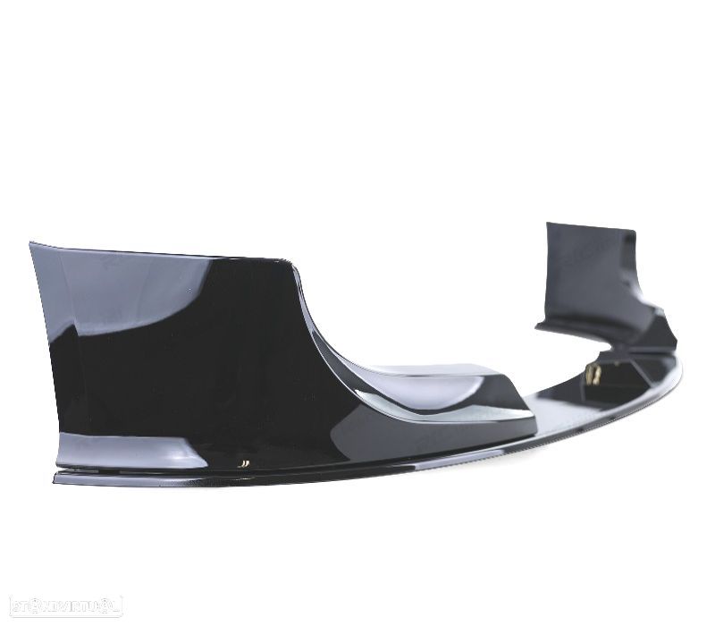 SPOILER LIP BMW E60 E61 03-10 LOOK M PERFORMANCE PRETO BRILHANTE - 2