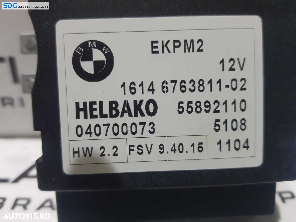 Modul Calculator Pompa Alimentare Combustibil BMW Seria 5 E60 E61 2003 - 2010 Cod 16146763811-02 6763811 55892110 - 2