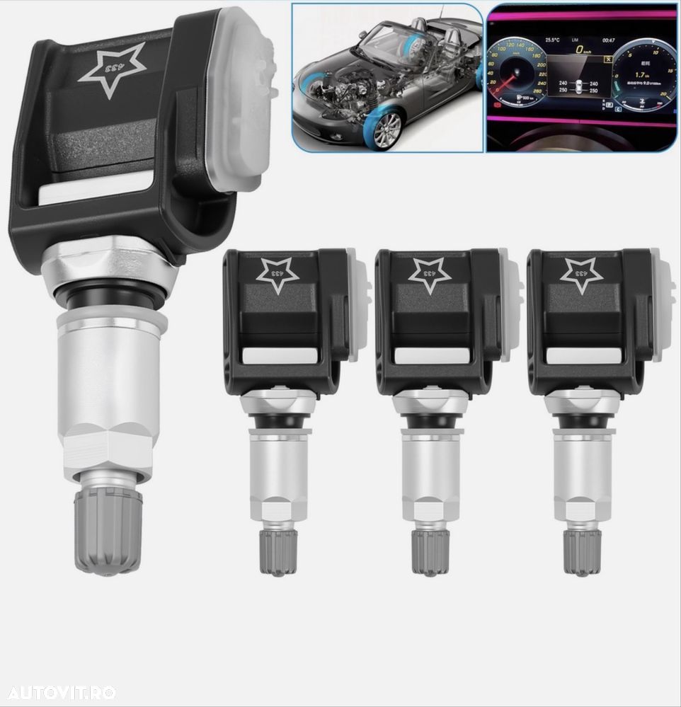 Set Senzori Presiune Roti Anvelope Jante Mercedes E Class W213 CLS GLE - 1