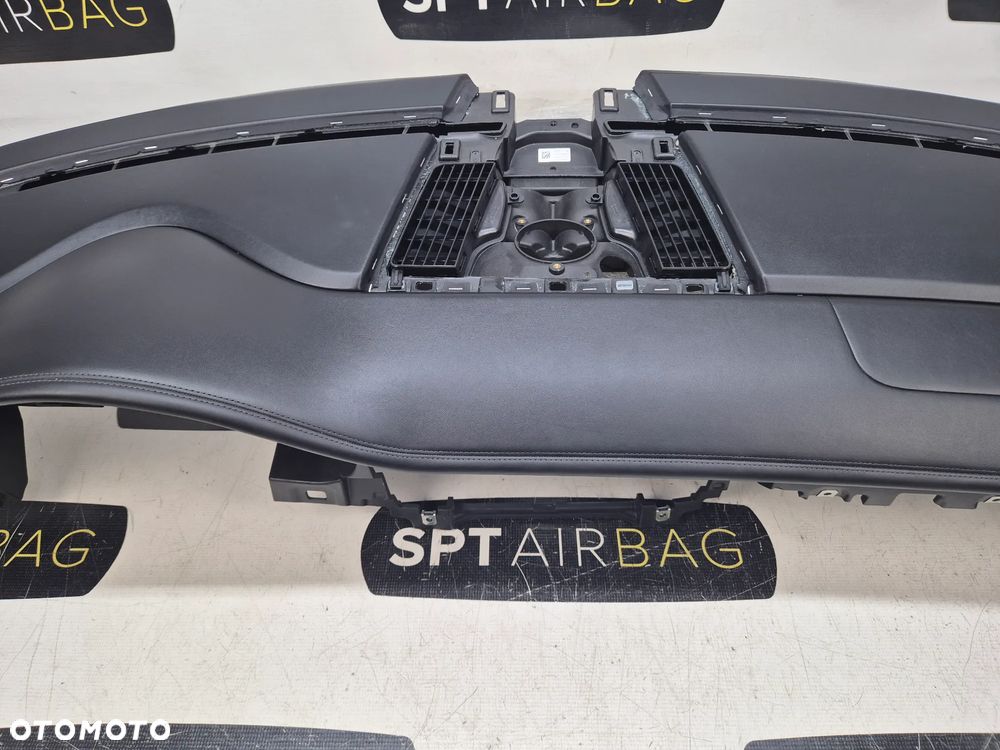 PORSCHE PANAMERA 970 DESKA ROZDZIELCZA GŁADKA KONSOLA KOKPIT PULPIT PODUSZKI AIRBAG AIR BAG PASY KIT SET - 3
