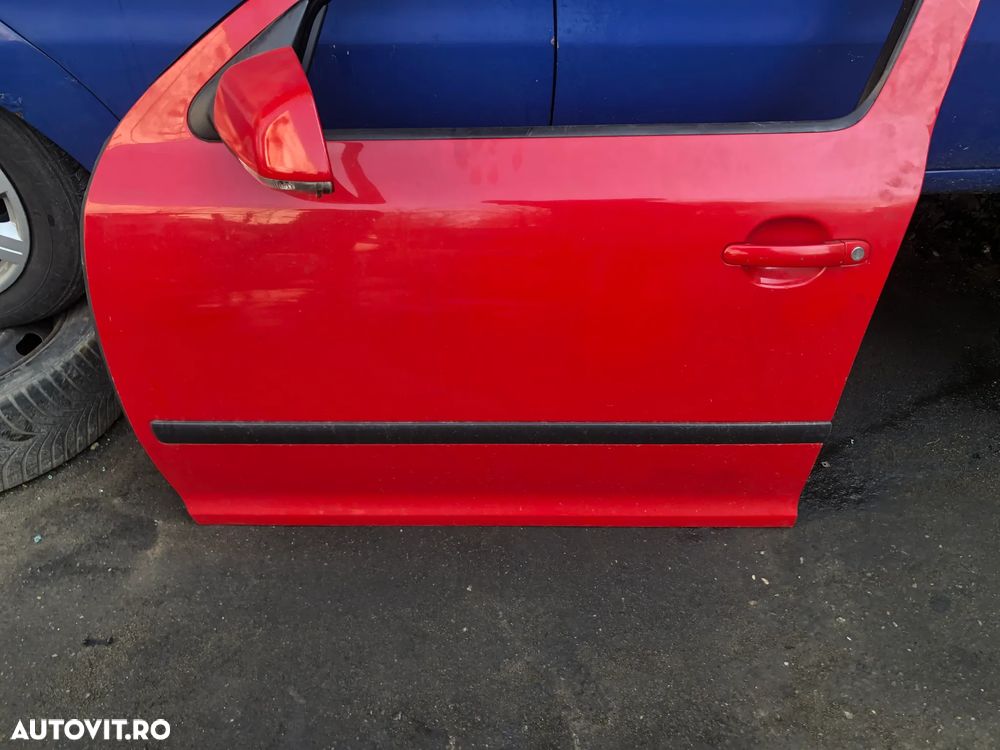 Usa stanga/dreapta fata spate Skoda Octavia 2 rosu berlina - 8