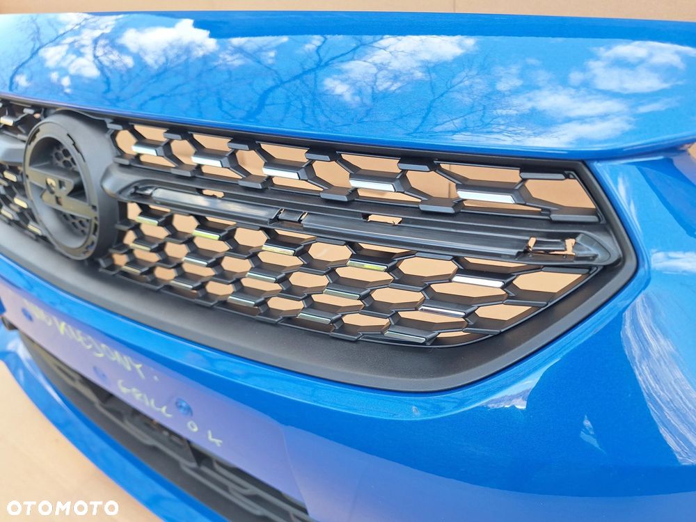 OPEL CORSA F 19-23 B.ŁADNY NIE KLEJONY! ZDERZAK PRZÓD PRZEDNI+GRILL ORYG. GM 9830280980 WYSYŁKA 24H - 5