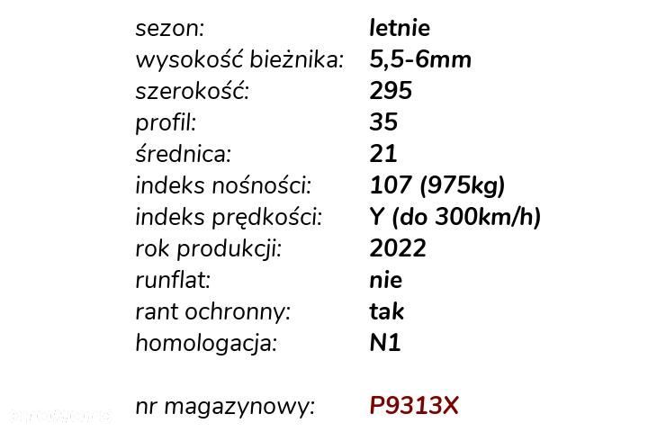 Pirelli P Zero 295/35 R21 2szt. - 6