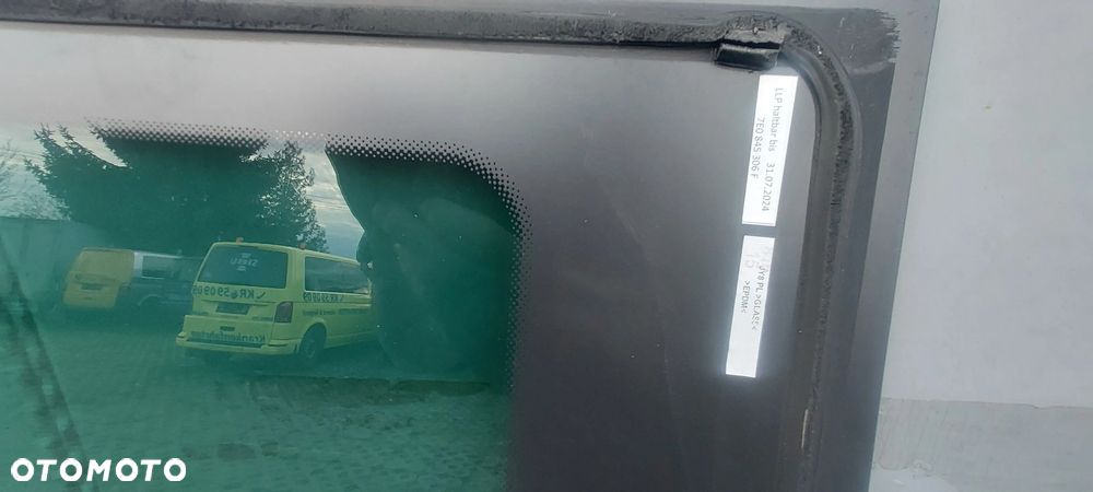 Szyba do drzwi bocznych L+ R VW T6 T6.1foto chrom - 5