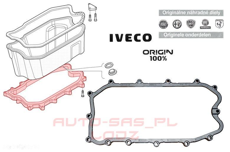 OBEJMA MISKI OLEJOWEJ DUCATO IVECO DAILY 2.3 - 1