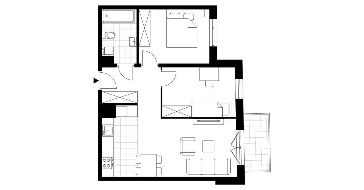 3-pokojowe mieszkanie 53m2 + balkon Bez Prowizji - Pełny obrazek: 3/23