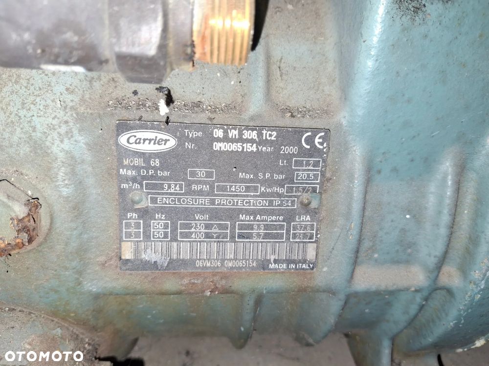 Sprężarka agregatu Carrier Xarios 400 12v - 4