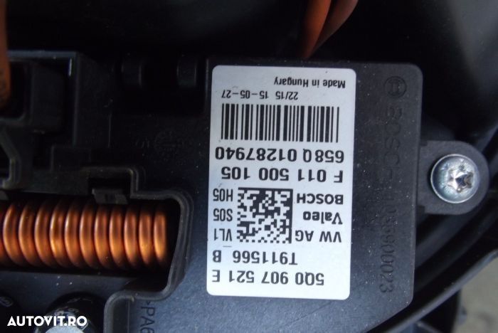 Motoras aeroterma VW Golf 7 Audi A3 8V Octavia 3 rezistenta trepte - 3