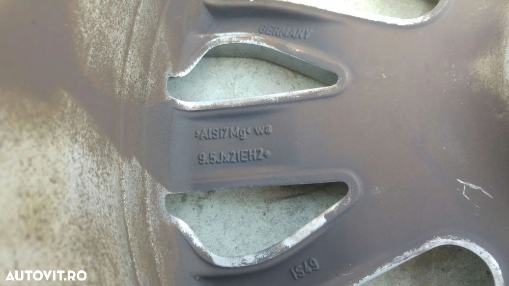 Janta aliaj r21 land rover range rover sport 2 l494 dk621007ea dk621007fa dk6m1007na 9.5jx21eh2 - 4