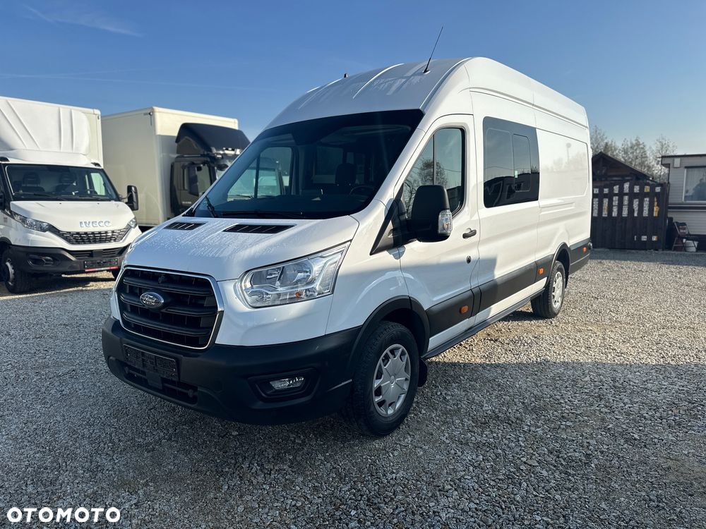 Ford TRANSIT MAXI/manual/brygadówka 5 osób/klima/navi/kamera/parktronik przód i tył/grzane fotele/LED - 3